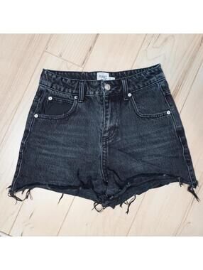 Princess Polly Denim Shorts Black US 2